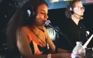 Samantha Irvin Introduces Music Legend Stevie Wonder at Raiders Gala