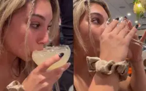 Thea Hail Throws Back Several Margaritas to Celebrate Cinco De Mayo