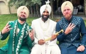 Drew McIntyre Has 3MB Reunion at Jinder Mahal's Wedding Amid WWE TV Absence