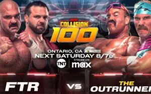 FTR vs. The Outrunners Official for AEW Collision 100 After Heated Challenge