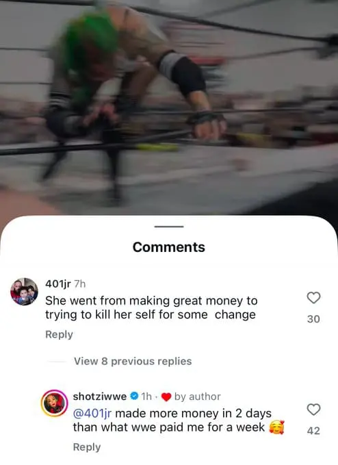 Shotzi Blackheart Claims She Earned More in Two Days on Indies Than a Week in WWE