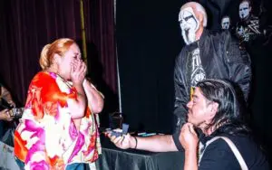 Sting Helps Fan Pull Off Memorable Engagement Proposal at Wrestling Event