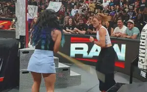 Becky Lynch Shows Off Brutal Back Bruise After Vicious Kendo Stick Attack from Lyra Valkyria on WWE RAW