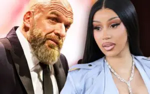 Cardi B Hints to Triple H That She’s Ready to Step in the Ring
