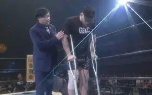 Gabe Kidd Forced to Forfeit G1 Climax Match Due to Knee Injury
