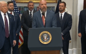 President Trump Welcomes Triple H to White House for Youth Fitness Initiative