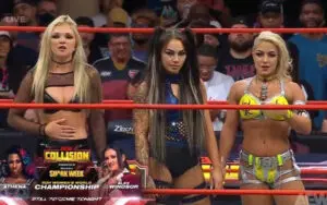 Triangle of Madness Trio Debuts on AEW Collision and Chaos Erupts After Match