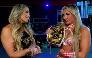 Trish Stratus vs. Tiffany Stratton at WWE Evolution Was a Last-Minute Deal