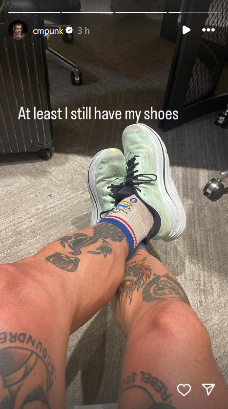 CM Punk Mocks Roman Reigns After His Shoes Get Stolen Again on WWE RAW