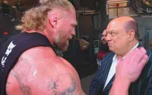 Brock Lesnar Crosses Paths with Paul Heyman During Backstage SmackDown Segment
