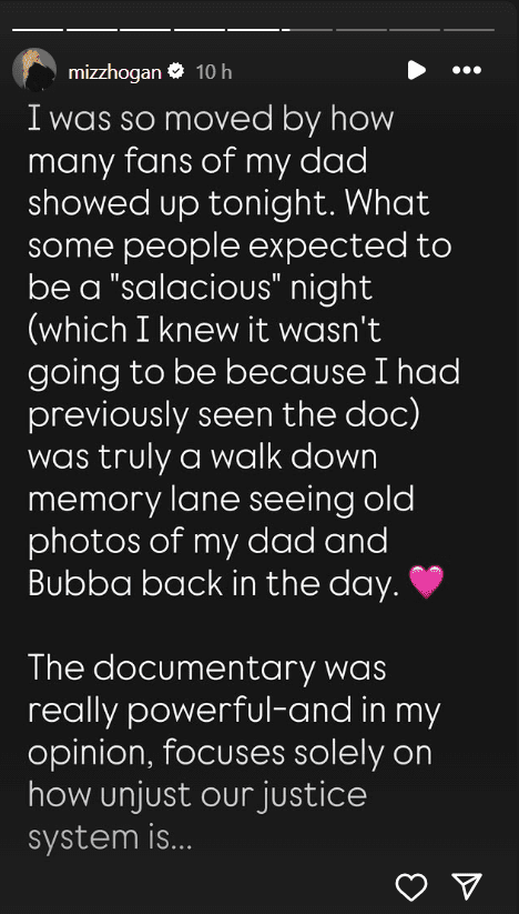 Brooke Hogan Shuts Down Claims Bubba the Love Sponge's Hulk Hogan Documentary Is "Salacious"