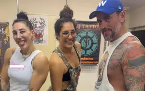 CM Punk, Rhea Ripley, and Raquel Rodriguez Get Matching Tattoos After Japan WWE Tour