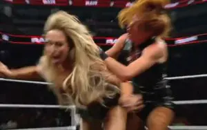Maxxine Dupri Gets Cracked With WWE Title Belt by Becky Lynch in Dirty RAW Finish
