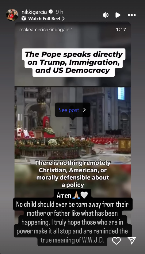 Nikki Bella Calls Out ICE for Separating Parents From Their Children