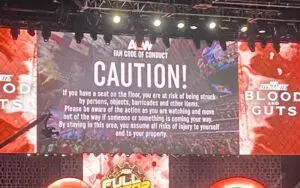 AEW Dynamite Crowd Gets Graphic Warning Ahead of Blood and Guts Event