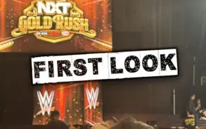 First Look at WWE NXT Goldrush Set