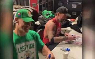 John Cena and CM Punk Sign Hundreds of Autographs Together Before