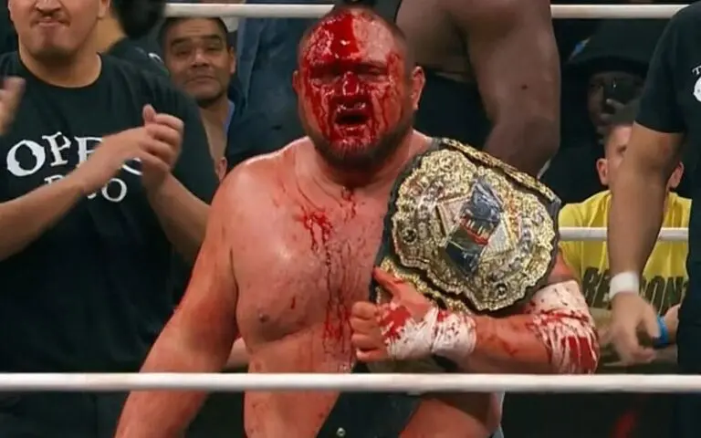 Samoa Joe Wins AEW World Title After Bloody Cage Match At Full Gear 2025