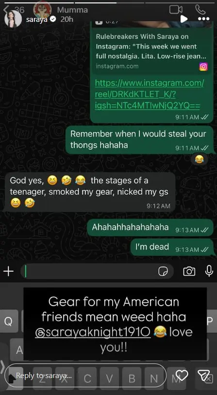 Saraya Reveals Private DMs With Her Mom Confirming She Stole Thong