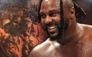 Swerve Strickland Shows Off Massive Back Tattoo During AEW Hiatus