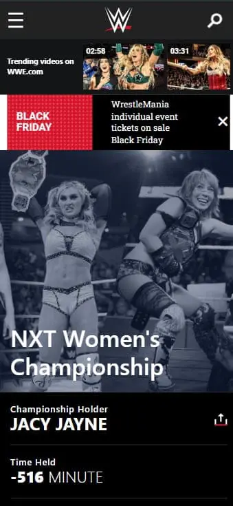 WWE Website Glitch May Have Spoiled NXT Title Change Before It Happens