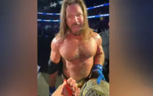 AJ Styles Refuses to Sign AEW Replica Title at WWE Live Event