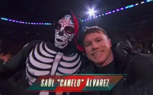 Canelo Alvarez Spotted Ringside at AAA Guerra de Titanes