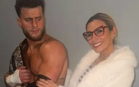MJF’s Wife Alicia Atout Has Special Request After AEW World Title Win MJF's Wife Alicia Atout Has Special Request After AEW World Title Win