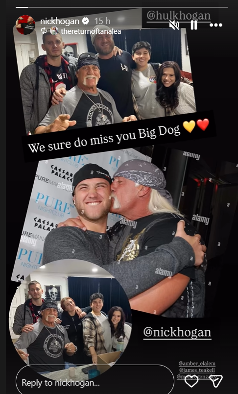 Nick Hogan Honors Hulk Hogan’s Memory in Emotional Holiday Throwback