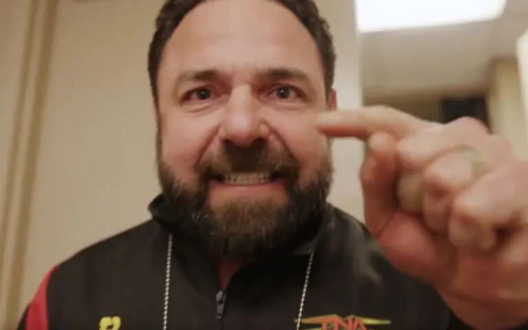 Santino Marella Orders Steel Cage Match After Getting Dropped by NXT’s Stacks at TNA Final Resolution