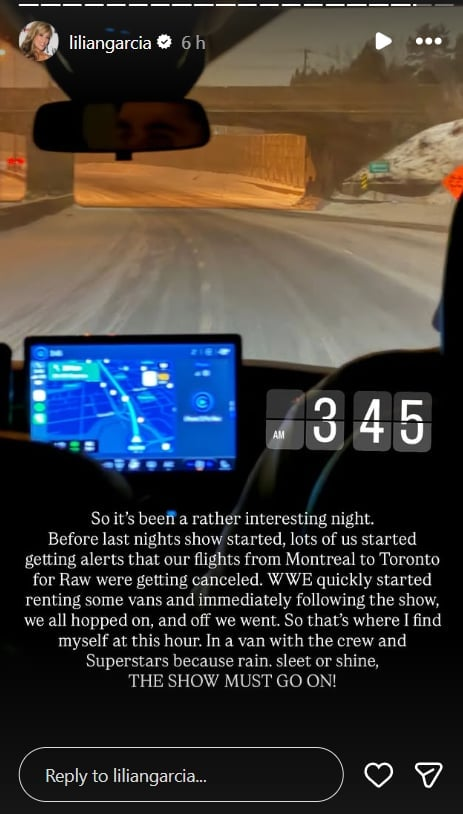 How WWE Dealt With Flights Getting Canceled Right Before RAW in Toronto