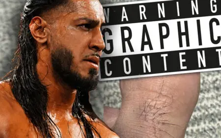 Mustafa Ali Shows Off Bloody Toe Injury After TNA Genesis