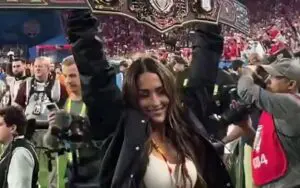 Nikki Bella Appears at Fiesta Bowl With CFP Championship