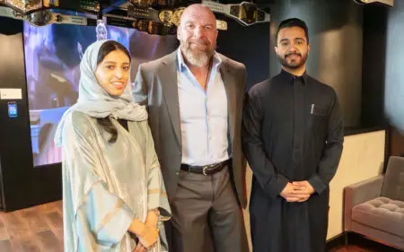Triple H Shows Off WWE’s New Office In Saudi Arabia Ahead of Royal Rumble