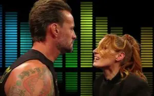 Becky Lynch Accuses WWE of Piping in CM Punk Chants Ahead of Elimination Chamber in Chicago Becky Lynch Accuses WWE of Piping in CM Punk Chants Ahead of Elimination Chamber in Chicago