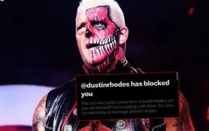 Dustin Rhodes Goes On Social Media Blocking Spree After WWE Return Backlash