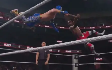Je'Von Evans Goes Viral After Insane OG Cutter During 2/9 WWE RAW