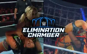 Kiana James and Raquel Rodriguez Experience Wardrobe Issues During WWE Elimination Chamber Match