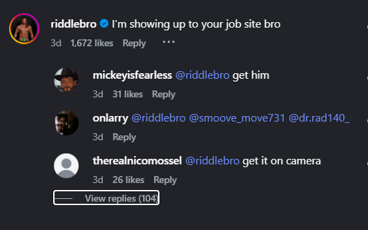 Matt Riddle Responds After "Bad Ass Construction Worker" Drags His UFC and WWE Career