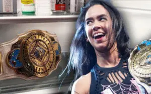 AJ Lee Recreates CM Punk’s Iconic Fridge Photo After Women's IC Title Win