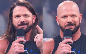 AJ Styles Backtracks on Plans to Shave His Head After Retirement