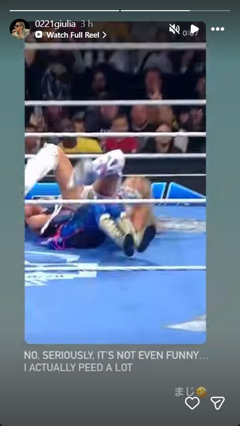 Giulia Admits She Peed Herself After Brutal Tiffany Stratton Spot on WWE SmackDown