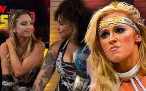 Megan Bayne Takes Shot at Babes of Wrath Right After AEW Collision Break Up Segment