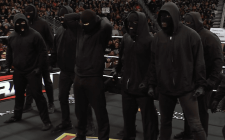 Seth Rollins Uses Sea Of Masked Men To Insure His Safety During 3/9 WWE RAW