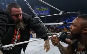 Swerve Strickland Chokes Brody King With Steel Chain In Brutal AEW Dynamite Attack