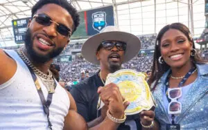 Trick Williams And Lash Legend Link Up With Jamie Foxx In Wild Crossover Moment