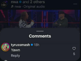 Tyrus Caught Throwing Shade At NWA’s Title Scene With Blunt Remark