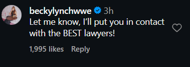 Becky Lynch Offers To Help MJF With Lawyers After AEW World Title Loss