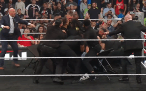 Brock Lesnar & Oba Femi Contract Signing Ends In Pure Pandemonium During 4/6 WWE RAW