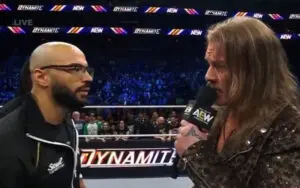 Chris Jericho Sets Match With Ricochet After Heated AEW Dynamite Confrontation